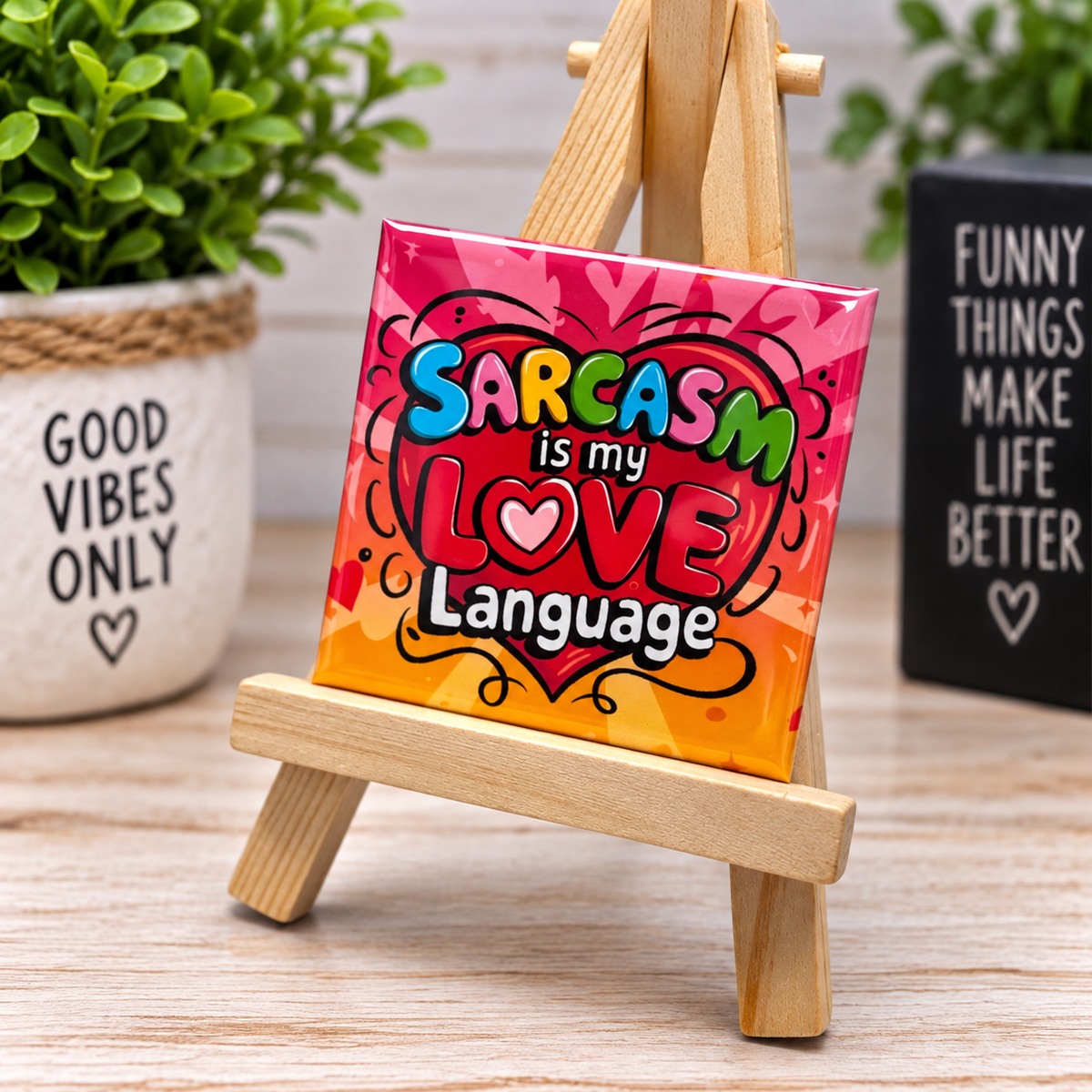 Sarcasm Love Language Magnet