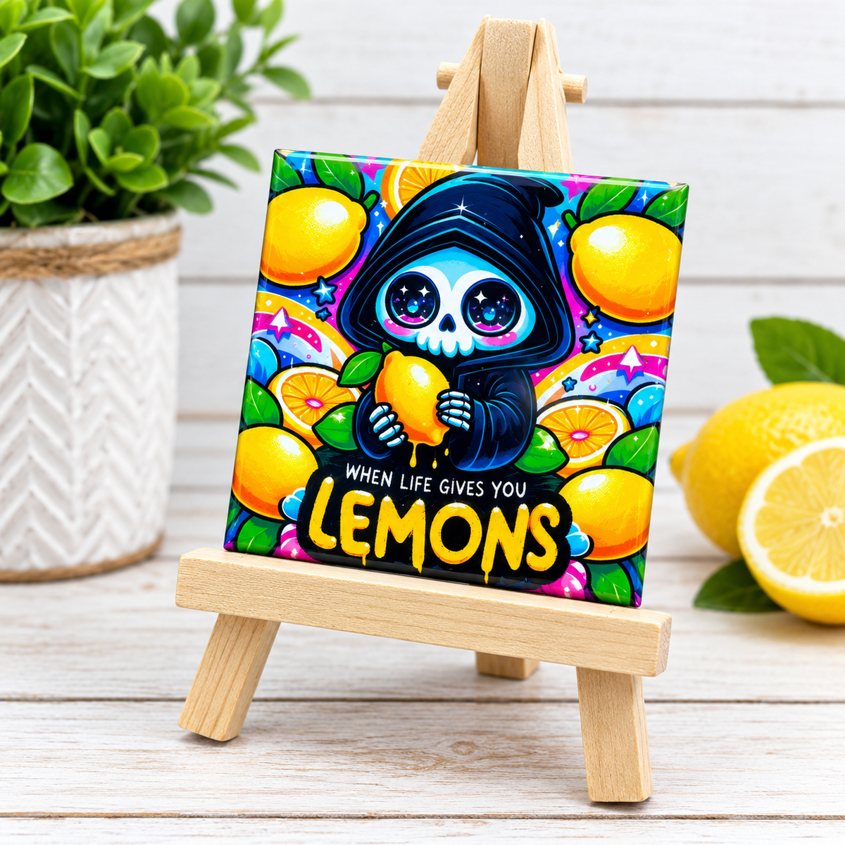 When Life Gives You Lemons Magnet