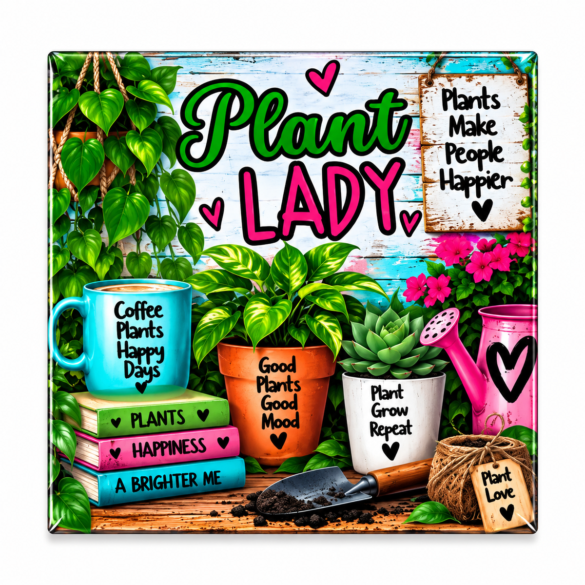Plant Lady Magnet
