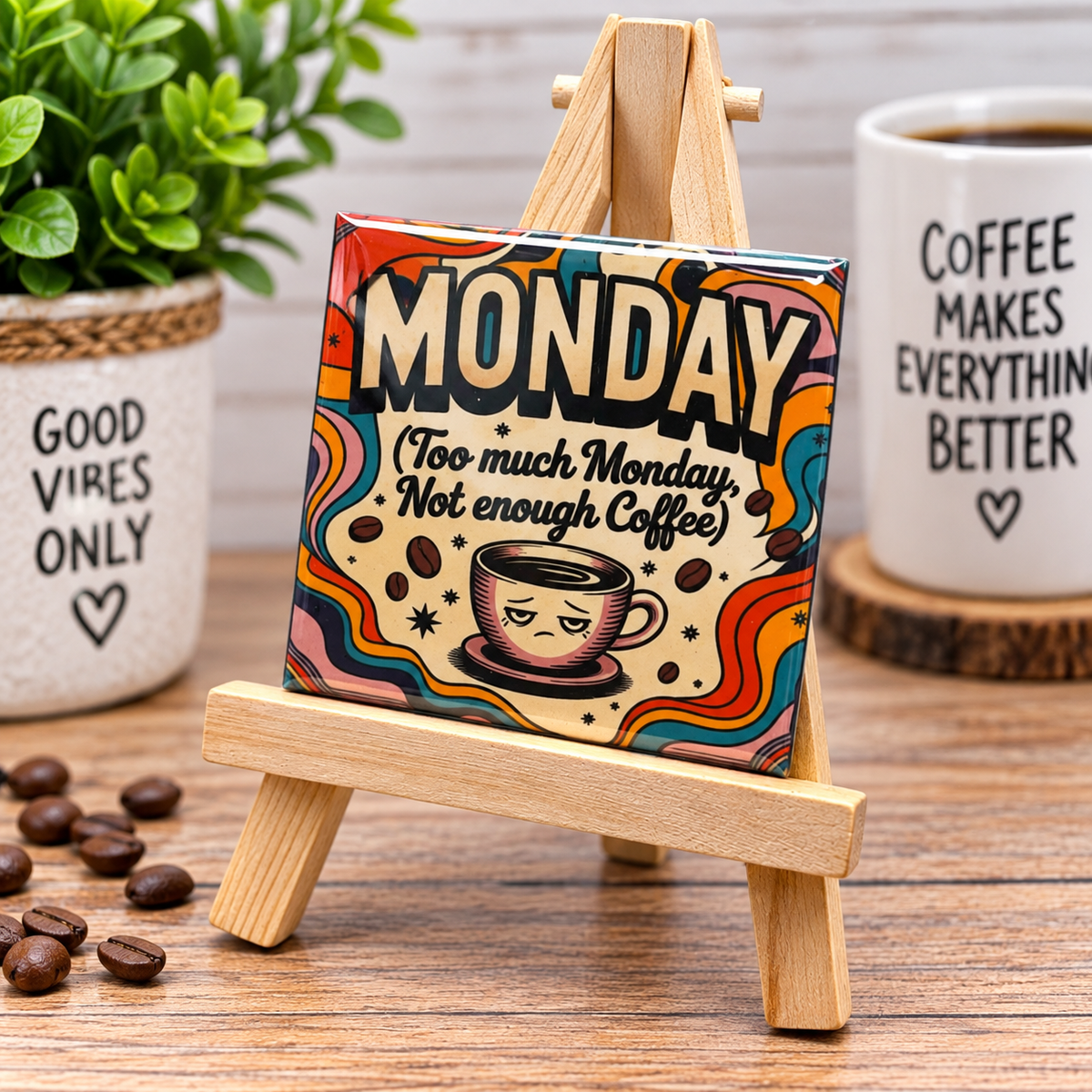 Monday Coffee Magnet
