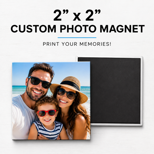Custom Photo Magnet - 2" x 2"