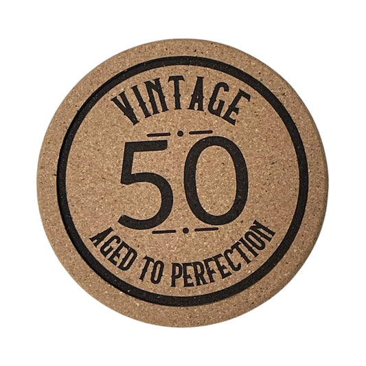 Vintage 50 | Cork Coaster
