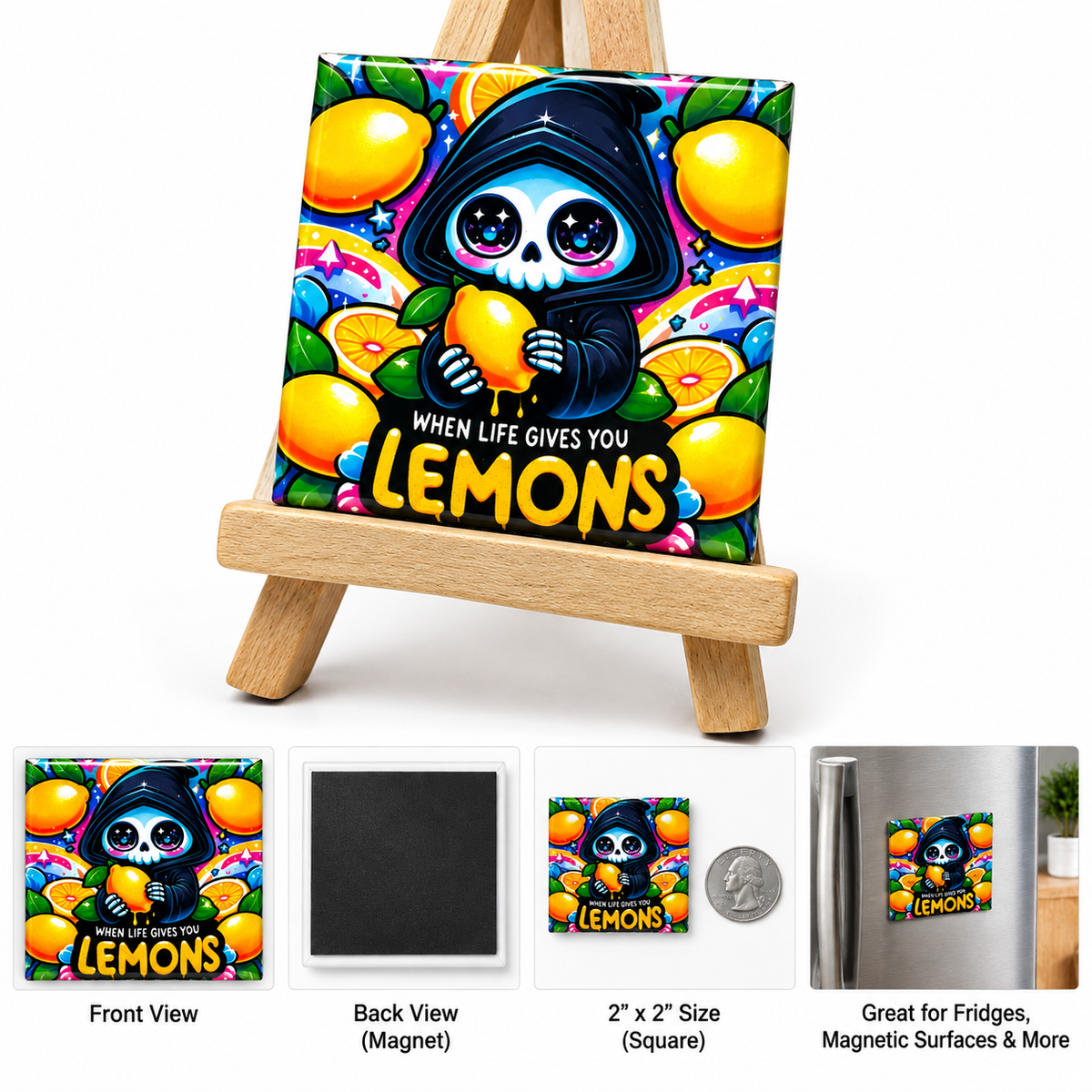 When Life Gives You Lemons Magnet