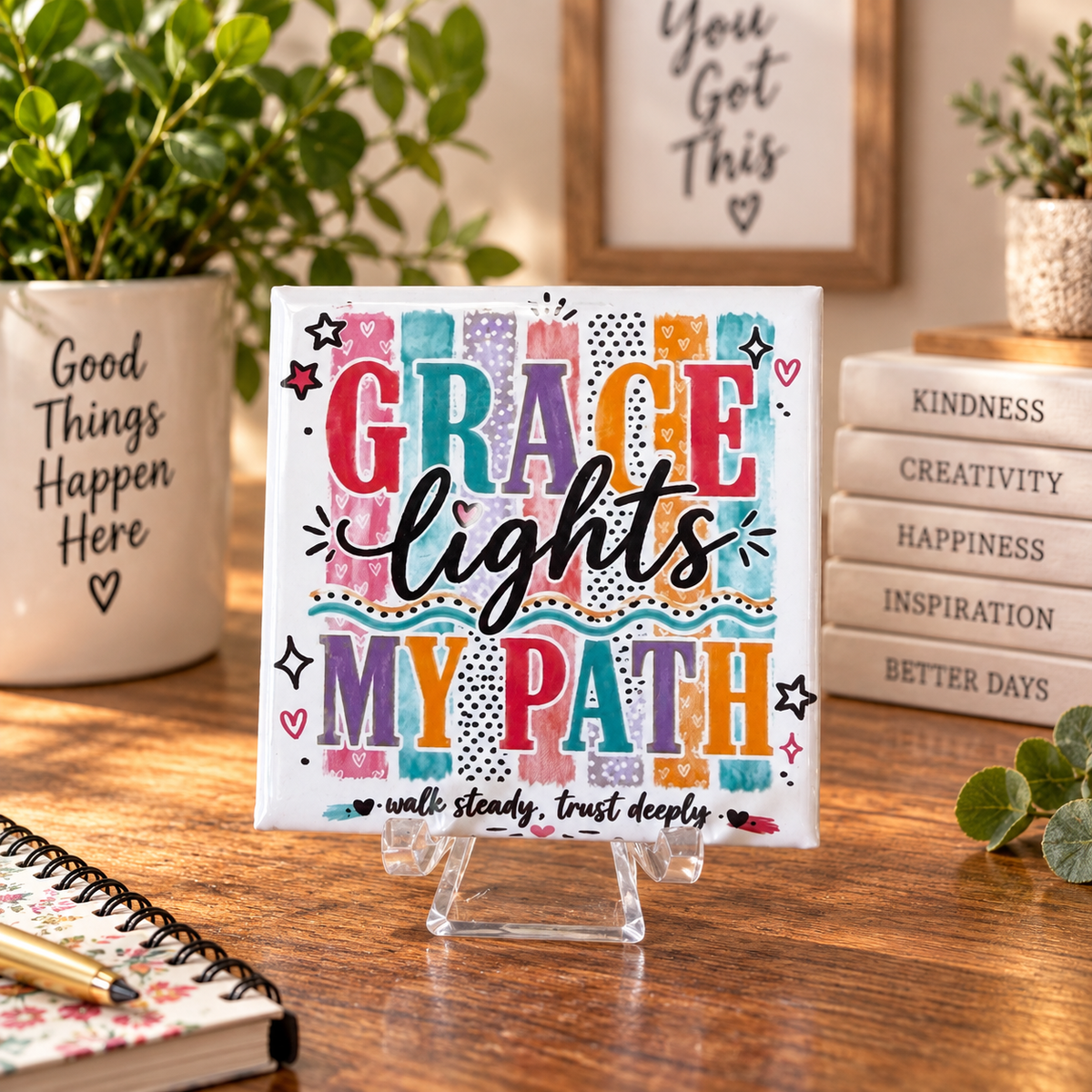 Grace Lights My Path Magnet